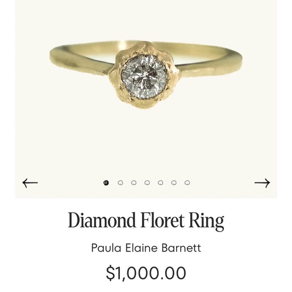 Catbird Paula Elaine Barnett Diamond Floret Ring - Picture 6 of 6